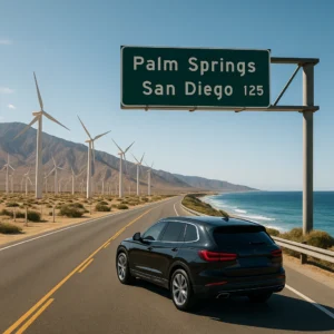 how far is Palm Springs from San Diego