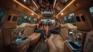 luxurious limousine